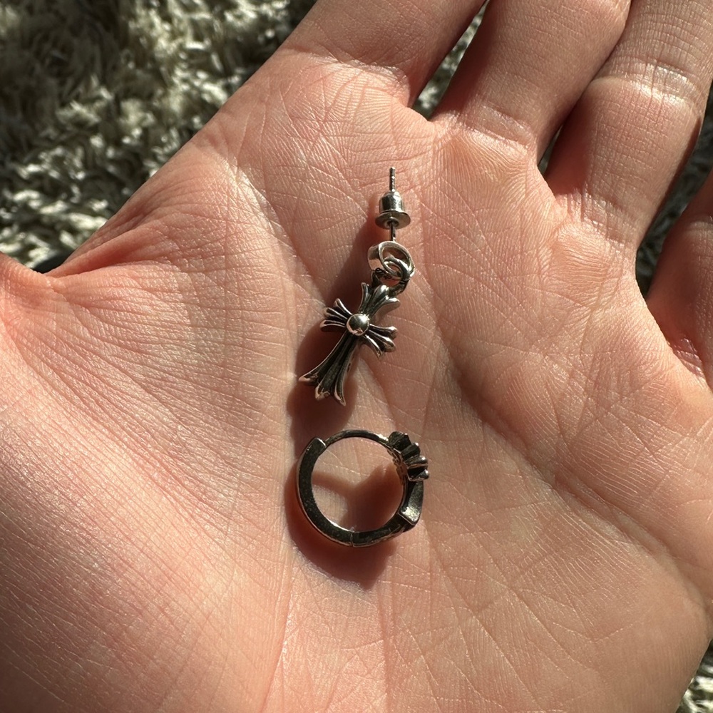 Two Chrome Hearts Style Earrings